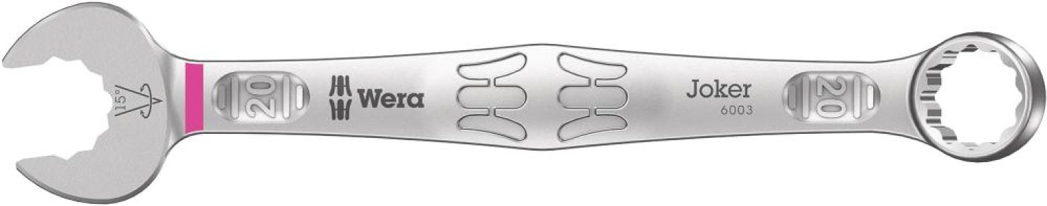 Kombinovaný očkový a vidlicový kľúč Joker 20 mm Wera