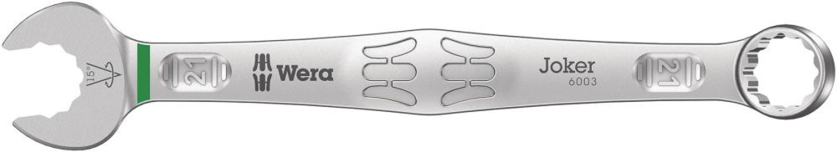 Kombinovaný očkový a vidlicový kľúč Joker 21 mm Wera