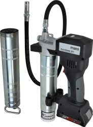 Akumulátorový mazací lis 18 V/2 Ah PREMIUM-S-LS AMPShare s nabíjačkou a akumulátorom MATO