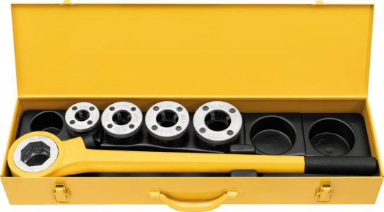 Ručný závitorez REMS eva súprava R 1/2-1.1/4"