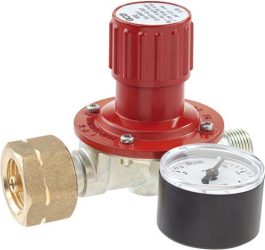 Regulátor na fľaše s propánom 5/11/33 kg s manometrom tlak plynu 0