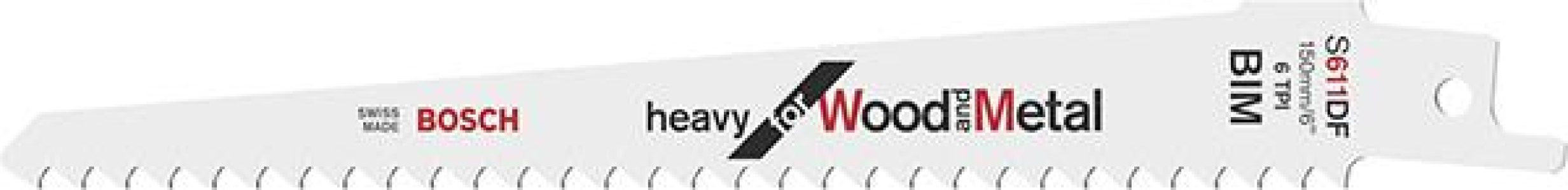 List pre šablovitú pílu S 611 DF Bosch