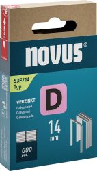 Spona z plochého drôtu Dtyp 53F/14 mm zn Novus OJpo 600 kusov