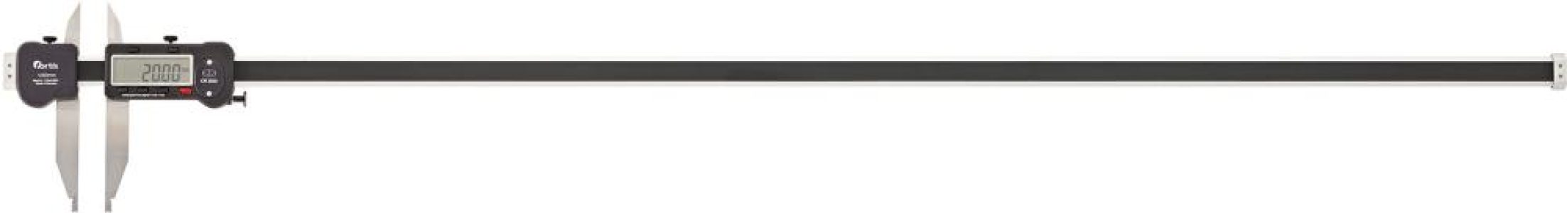 Digitálne posuvné dielenské meradlo bez hrotu 1000 mm FORTIS