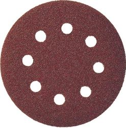 Brúsny výsek na suchý zips na drevo 125 mm K320